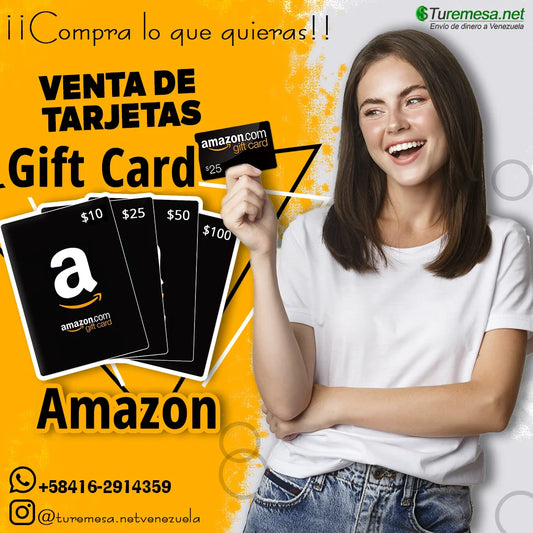 tarjeta de regalo amazon