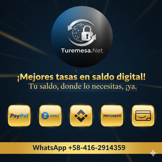 cambio saldo paypal digital